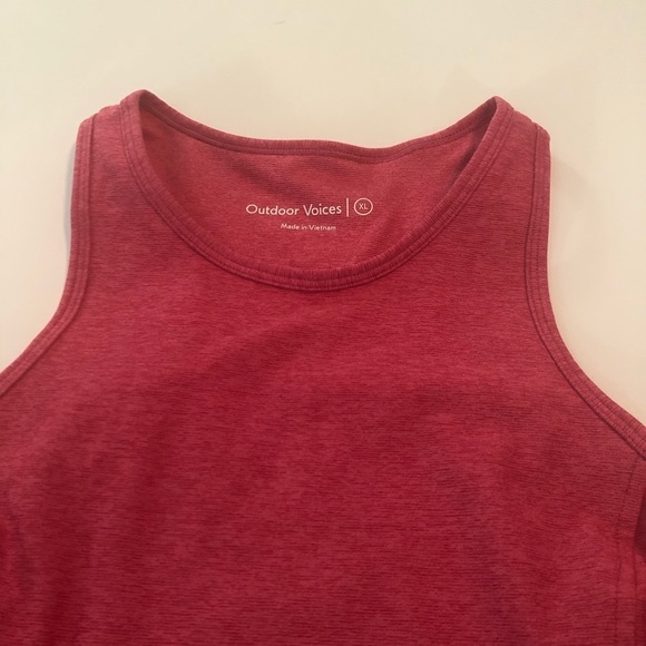 Outdoor Voices Flamingo Pink Activewear Workout Set - Picture 4 of 9